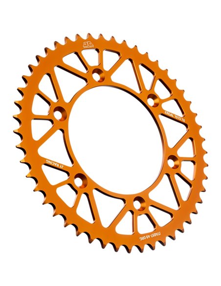 Cremalheira JT SPROCKETS RL 49 dentes HUS/KTM laranja JTA897.49ORG