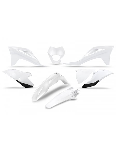 Kit de plastiques UFO GASGAS 21 ENDURO blanche GGKIT703-041