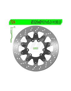 Disco de freno NG 724 Ø320 x Ø101 x 5