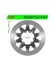 NG brake disc without vents 724SP Ø320 x Ø101 x 5