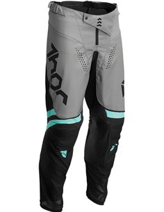 Pantalón motocross Thor-MX 2022 Cube negro/mint 40 2901-9477