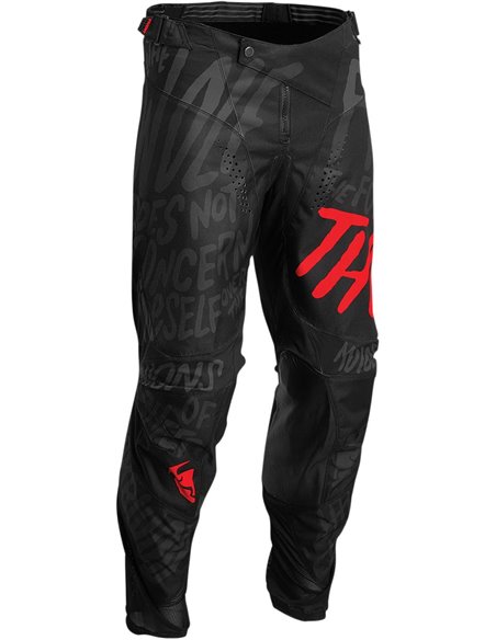 Pantalon motocross Thor-MX 2022 Pulse Counting Sheep noir/rouge 40 2901-9504