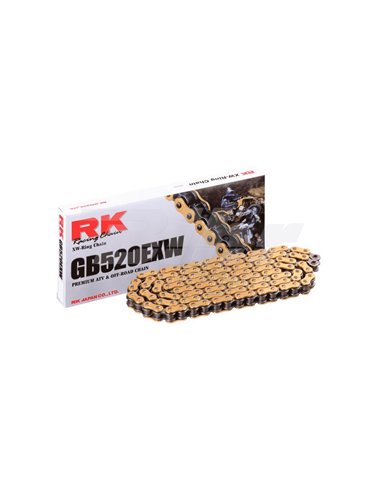 RK GB520EXW chain with 116 gold links