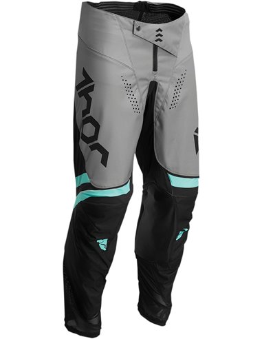 Pantalón motocross niño(a) Thor-MX 2022 Pulse Cube negro/mint 20 2903-2056