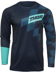 Camiseta motocross niño(a) Thor-MX 2022 Sector Birdrock midnight/mint XXS 2912-1997