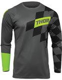 Camisola de motocross criança Thor-MX 2022 Sector Birdrock cinza/acid S 2912-2005