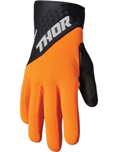 Guantes motocross Thor-MX 2022 Spectrum Cold naranja/negro XS 3330-6746