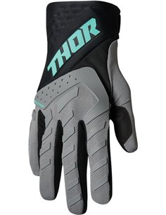 Guantes motocross Thor-MX 2022 Spectrum gris/negro/mint XS 3330-6825