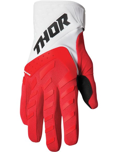 Gants moto cross Thor-MX 2022 Spectrum rouge/blanc XXL 3330-6842