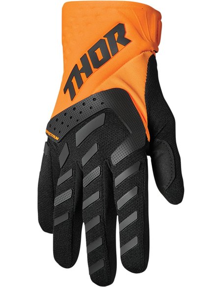 Gants moto cross Thor-MX 2022 Spectrum orange/noir XXL 3330-6848