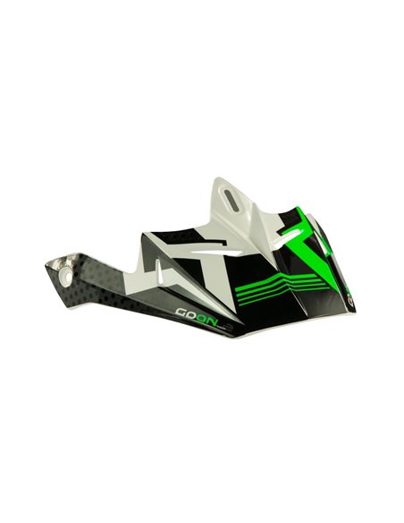 Visera Casco Trial GO ON2, Verde Fluo