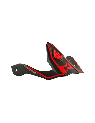 Visera Casco Trial GO2 CARBON, Rojo