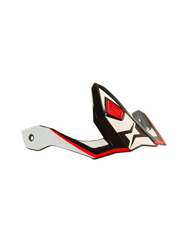 Visera Casco Trial GO2 FAST, Rojo