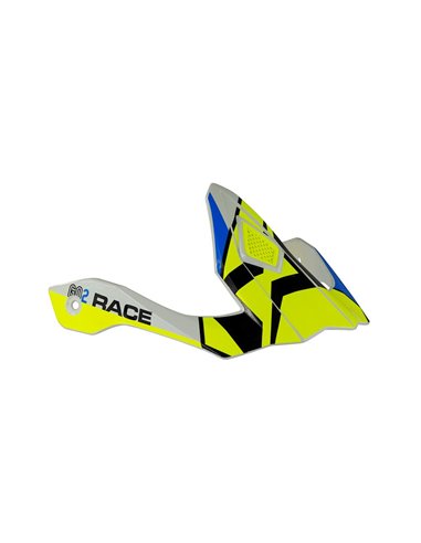 Visera Casco Trial GO2 RACE, Azul