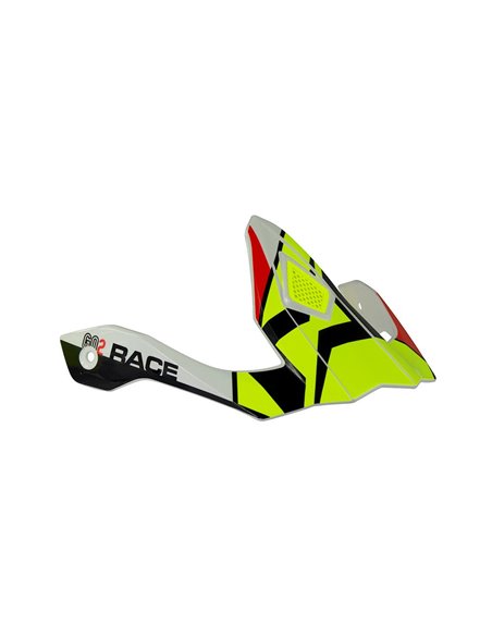 Viseira de capacete Trial GO2 RACE vermelho MT6934R