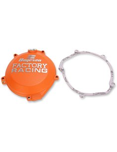 Tampa de embreagem Boyesen Factory Racing laranja CC44CO
