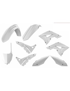 Honda CR125,CR250 - Kit Plastiques Restyling Blanc - Modèles 2002-07 Polisport 90820