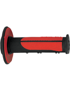 Punhos Offroad de Dupla Densidade 798 Closed End Preto / Vermelho PRO GRIP PA079800NERO