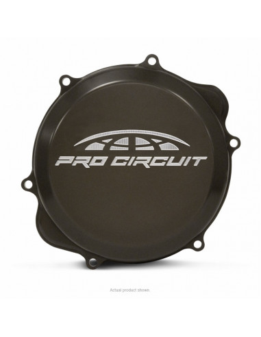 Pro Circuit clutch cover for Honda CRF450X: aluminum, black