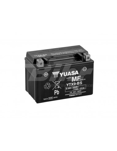 Bateria Combipack Yuasa YTX9-BS (com eletrólito)