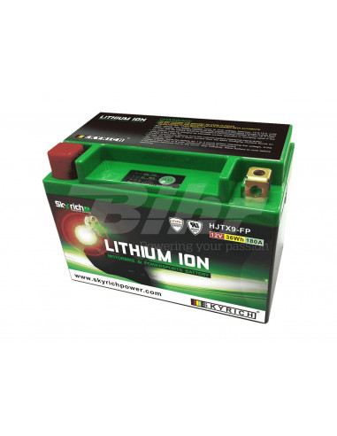 Batterie au lithium Skyrich LITX9 (avec indicateur de charge)