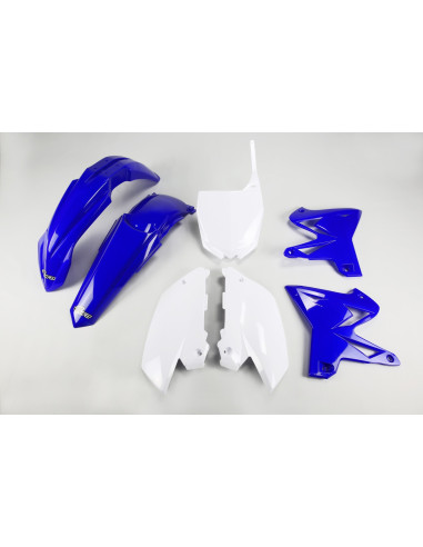 Kit de plástico de cor original Restyle Yamaha Yz125-250 (azul-branco) Yakit312E-999 UFO-Plast