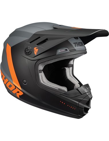 Helmet Yt Sector Chev Ch/Or Md THOR-MX 2023 0111-1479