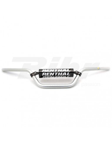Renthal quad TRX LTZ silver handlebar with black protector 787-01-SI-03-219