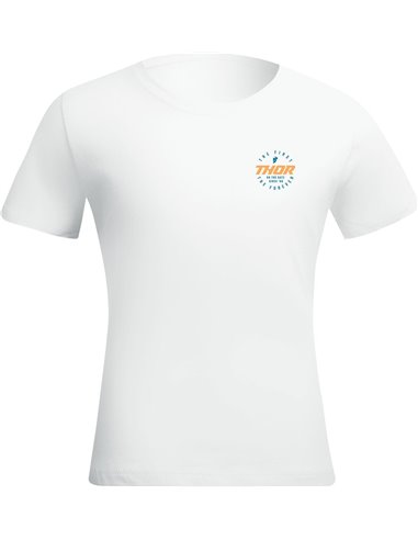 T-Shirt Girls Stadium Blanc Lg THOR-MX 2023 3032-3645