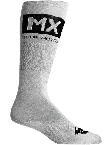 Sock Yth Mxcool Gy/Bk 1-6 THOR-MX 2023 3431-0664