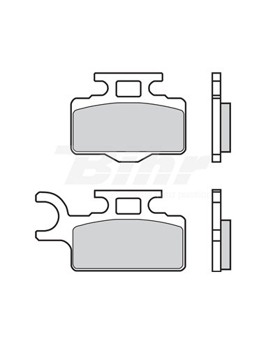 Pastilles de fre sinteritzades Brembo 07KA27SD Posició: Davantera