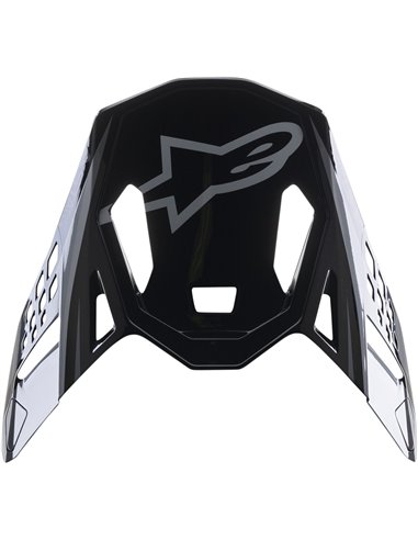 Motocross helmet visor M-10 Meta2 Bk/Gy/Gl Alpinestars 8981122-1195