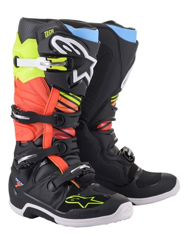 Motocross boots Tech7 Bk/Y/R 8 Alpinestars 2012014-1538-8