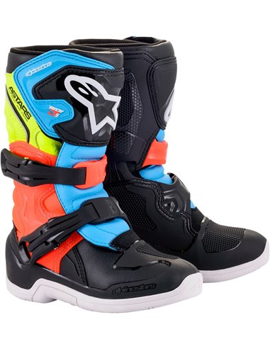 Motocross boots Tech3S Kids Bk/Yl/Rd 11 Alpinestars 2014518-1538-11
