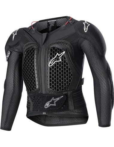 Jaqueta peto motocross Yth Bio Act V2 Bk S/M Alpinestars 6546823-10-SM