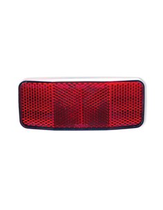 Reflector trasero bicicleta sujeción al portabultos 100x40mm