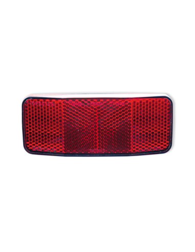 Reflector trasero bicicleta sujeción al portabultos 100x40mm
