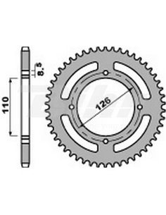 Coroa de aço PBR passo de 47 dentes 420 Kawasaki KX65