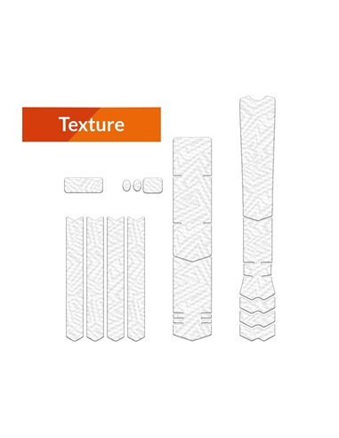 Kit adhesivos protectores cuadro ALGIS texture XL LINE blanco