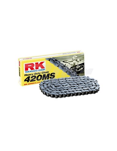 Corrente RK 420MS com 110 elos pretos