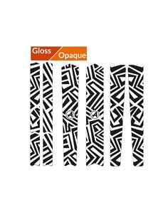 Kit adhesivos protectores cuadro ALGIS mate Gravel/Carretera blanco