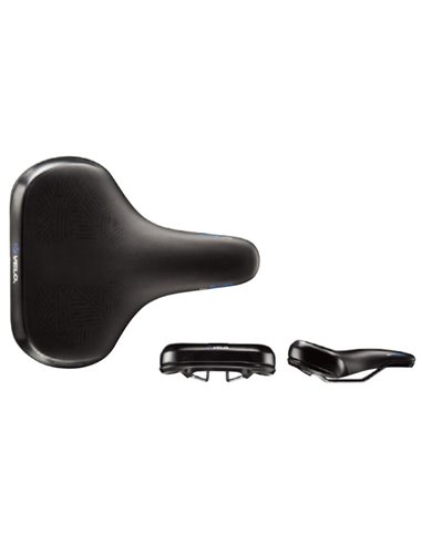Sillín VELO F32-01 COMFORT raíles SS
