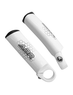 Apéndices de manillar ABR Hammer 6 - 110mm blancos