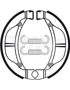 Tecnium BA093 brake shoes Position: Rear