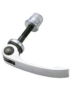 Cierre rápido tija sillín de bicicleta UNO Plata