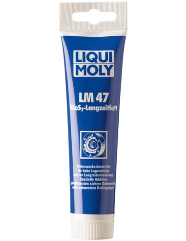 Tubo 100g de grasa de larga duración Liqui Moly LM 47 +MOS2