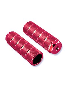 Juego reposapies rojo bici M14.