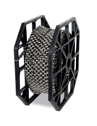 Cadena KMC Z8 en rollo 50m + 40 enganches