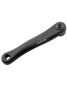 Biela izquierda PROWHEEL aluminio negro 175mm eje rombo