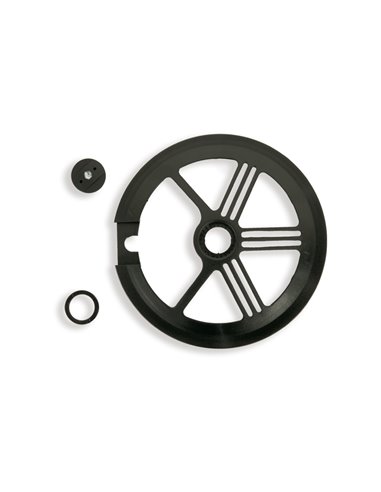 Protector de plato (42 dientes). Negro